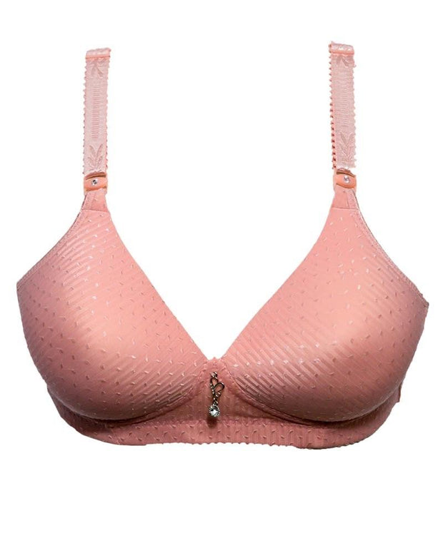 Comfortable Bra 226 Peach- Single Padded Non Wired - Ouyasi
