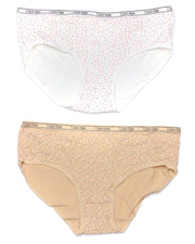 Pack of 2 Ck Printed Panty - Soft Cotton Stretchable Jersey Panty