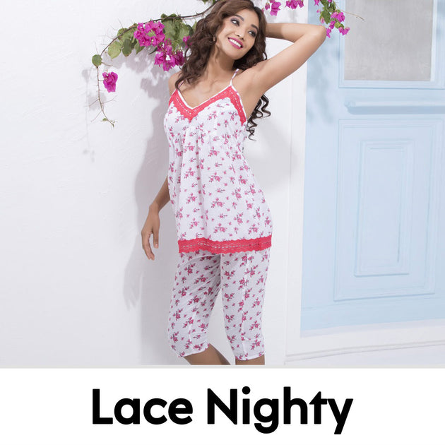 Lace Nighty Online Shopping in Pakistan, Buy Lace Nighty Online in Pakistan