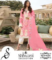 Crimson Embroidered Lawn Collection - Unstitched