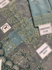 Asim Jofa Makhmali Collection – Unstitched Luxury Chiffon Embroidered 3-Piece Suit