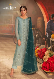 Asim Jofa Makhmali Collection – Unstitched Luxury Chiffon Embroidered 3-Piece Suit