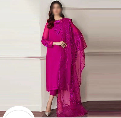 Baroque Unstitched Luxury Chiffon Suit