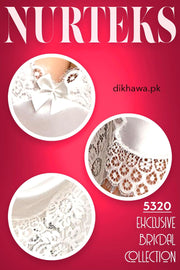 Nurteks - Exclusive Bridal Wedding Honeymoon 2Pc Designer Nighty Set 5320 - Turkish Brand