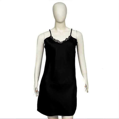 BLACKISH SHORT LINGERIE CHEMISE BY VALERIE -  - diKHAWA Online Shopping in Pakistan