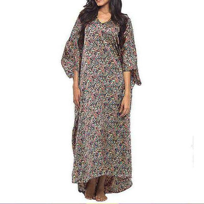 SILK PRINTED KAFTAN BY VALERIE - Kaftan - diKHAWA Online Shopping in Pakistan