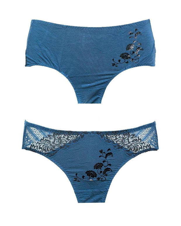 Pack Of 2 Multicolour  Panties For Women's - By Dishini