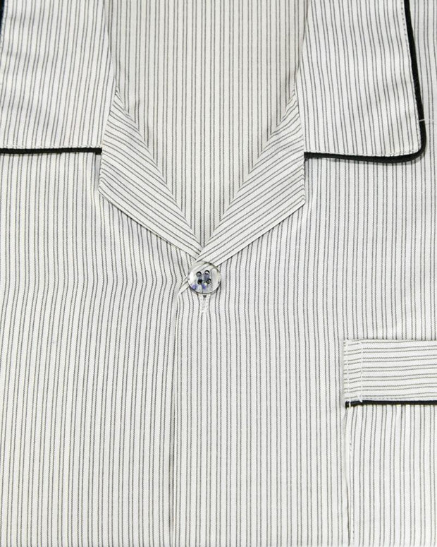 Mens Wedding Nightdress - Striped Design Nightwear By Hy-Brow Plus High Classic