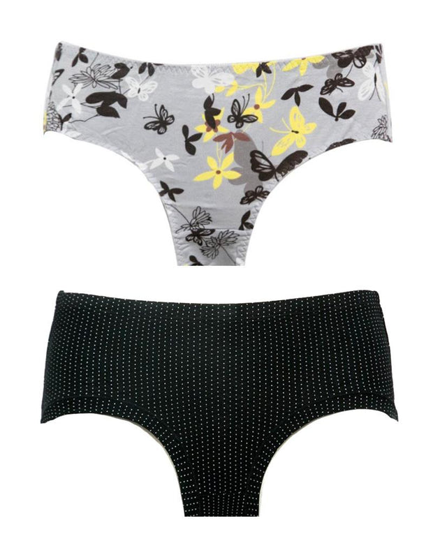 Pack Of 2 Multicolour  Panties For Women - By Dishini
