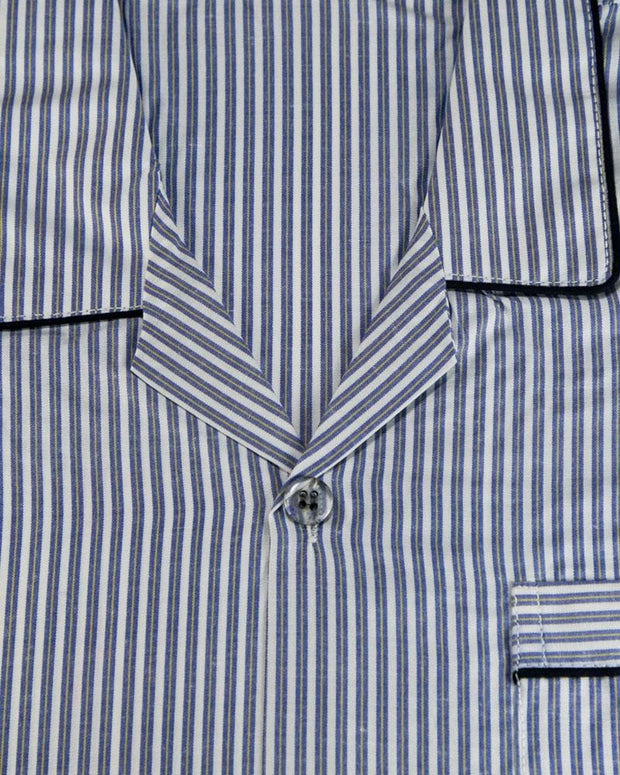 Mens Wedding Nightdress - Striped Design Nightwear By Hy-Brow Plus High Classic