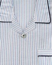 Mens Wedding Nightdress - Striped Design Nightwear By Hy-Brow Plus High Classic