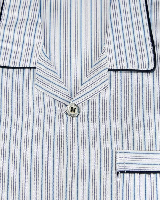 Mens Wedding Nightdress - Striped Design Nightwear By Hy-Brow Plus High Classic