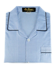 Mens Wedding Nightdress - Striped Design Nightwear By Hy-Brow Plus High Classic