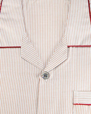 Mens Wedding Nightdress - Striped Design Nightwear By Hy-Brow Plus High Classic