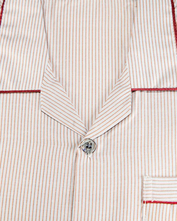 Mens Wedding Nightdress - Striped Design Nightwear By Hy-Brow Plus High Classic