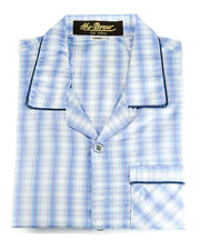 Mens Wedding Nightdress - Striped Design Nightwear By Hy-Brow Plus High Classic