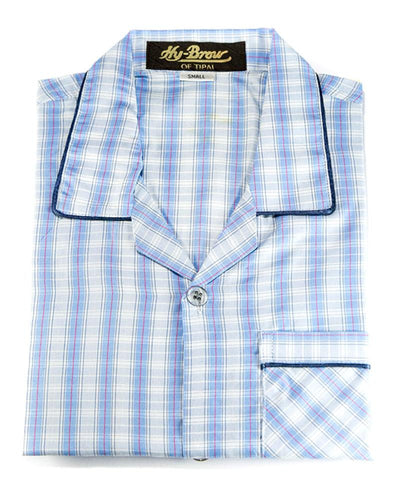 Mens Wedding Nightdress - Striped Design Nightwear By Hy-Brow Plus High Classic