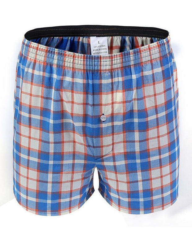 Pack of 2 - Mens Boxer Shorts - Woven Cotton Boxers