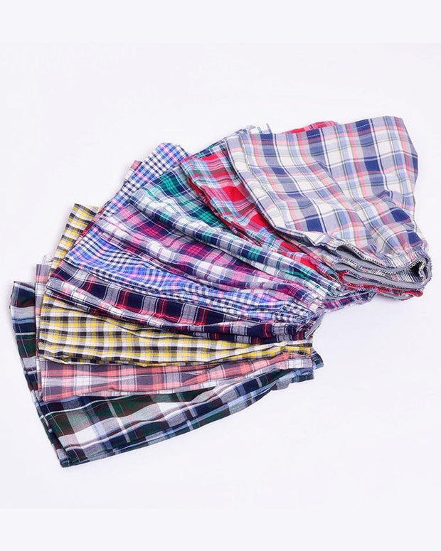 Pack of 2 - Mens Boxer Shorts - Woven Cotton Boxers