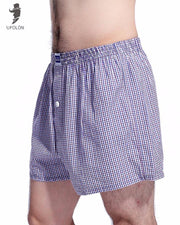 Pack of 2 - Mens Boxer Shorts - Woven Cotton Boxers