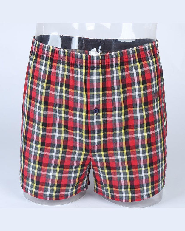 Pack of 2 - Mens Boxer Shorts - Woven Cotton Boxers