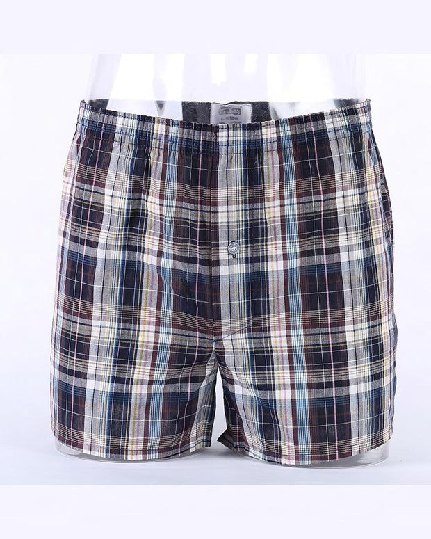 Pack of 2 - Mens Boxer Shorts - Woven Cotton Boxers