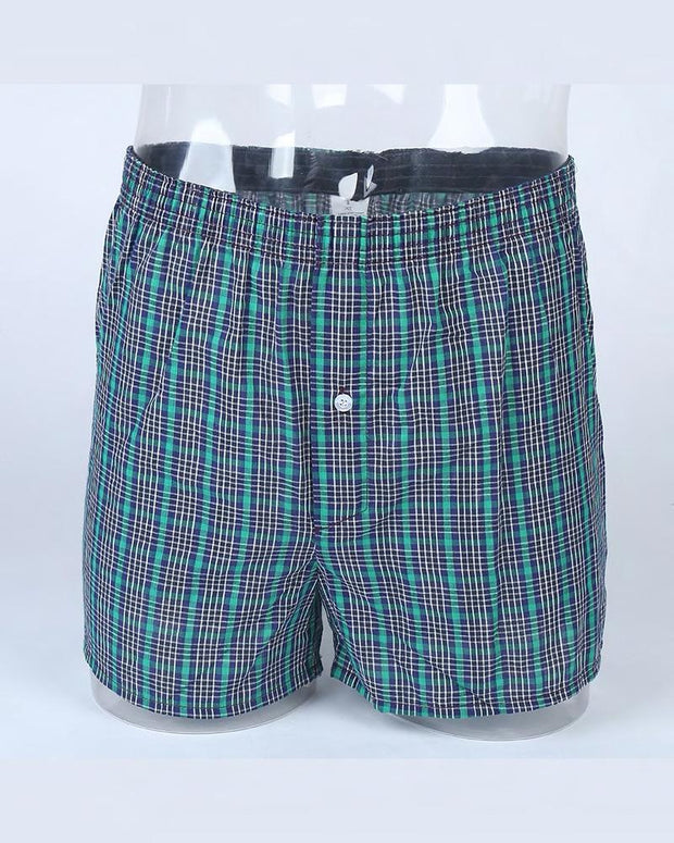 Pack of 2 - Mens Boxer Shorts - Woven Cotton Boxers