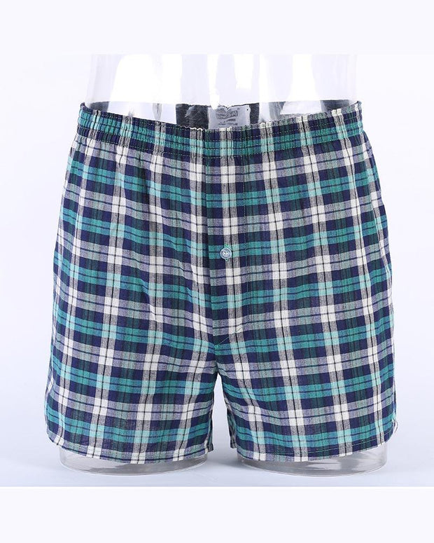 Pack of 2 - Mens Boxer Shorts - Woven Cotton Boxers