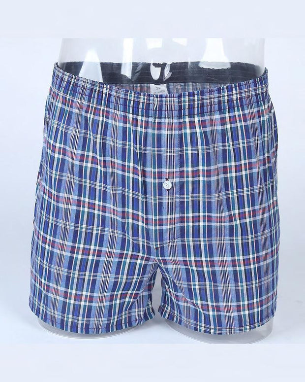 Pack of 2 - Mens Boxer Shorts - Woven Cotton Boxers