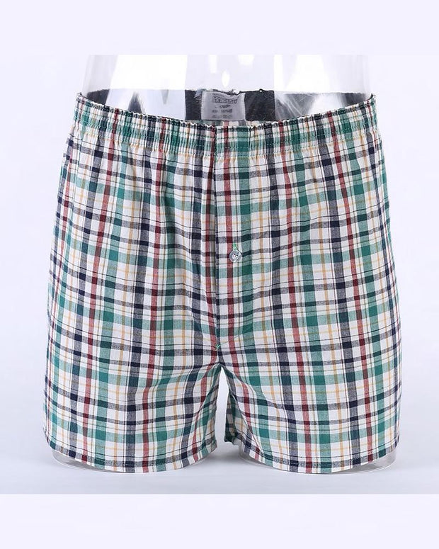 Pack of 2 - Mens Boxer Shorts - Woven Cotton Boxers