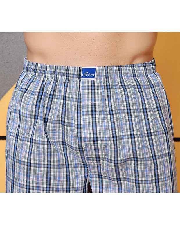 Pack of 2 - Mens Boxer Shorts - Woven Cotton Boxers