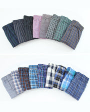 Pack of 2 - Mens Boxer Shorts - Woven Cotton Boxers