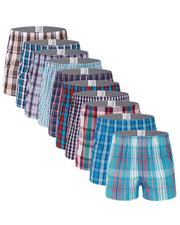 Pack of 2 - Mens Boxer Shorts - Woven Cotton Boxers