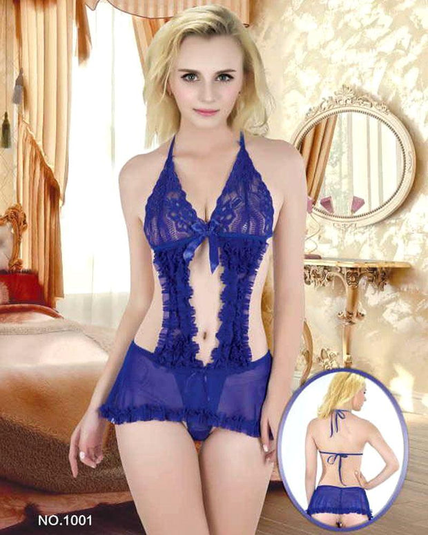 Bridal Sexy Short Lace Nighty - 1001