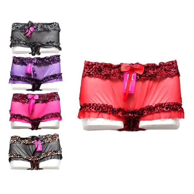 TIGER SHORTS STYLE NET PANTY PACK OF 5 - Panty - diKHAWA Online Shopping in Pakistan