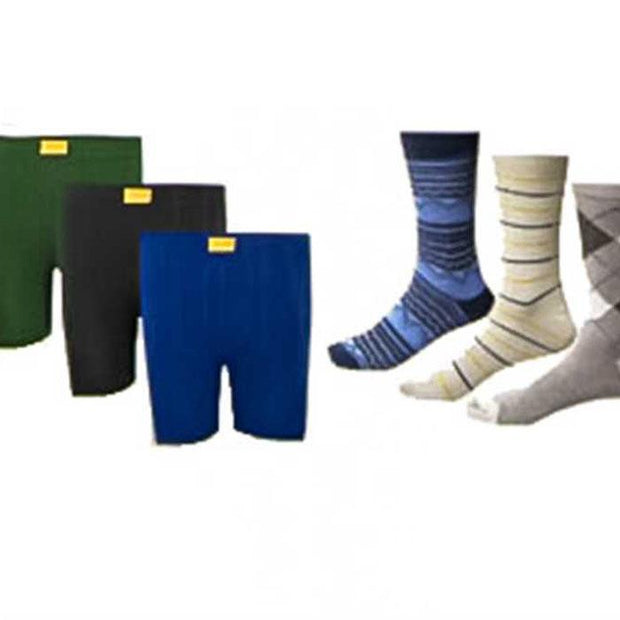 COMBO DEAL OF ZEEJ BOXER & SOCKS - Boxers - diKHAWA Online Shopping in Pakistan