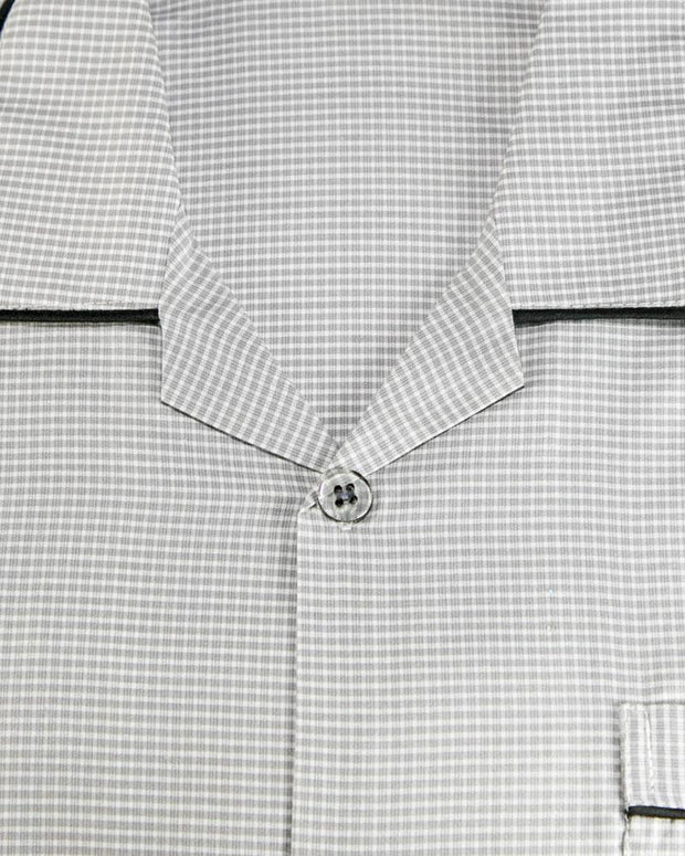 Mens Wedding Nightdress - Checkered Design Nightwear By Hy-Brow Plus High Classic