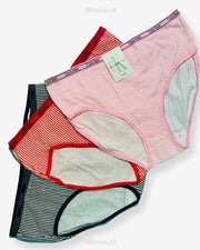 Pack of 3 - CK Plain Panty - Flourish CK Plain Panty Mix Colors - 444, 555, 666