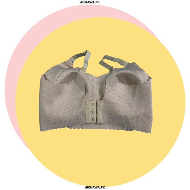 Self Design Cotton Single Padded Bra -SKin- 2021