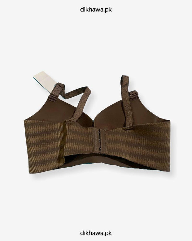 Pack off 2 Self Design Sexy Soft Touch Push Up Bra - Brown- 2021