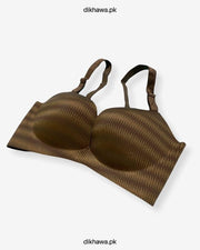 Pack off 2 Self Design Sexy Soft Touch Push Up Bra - Brown- 2021