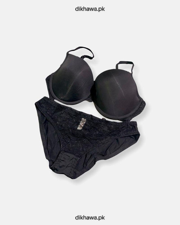 Victoria's Secret - Pushup Soft Padded Bra Panty Set - Plain Bra- 2021