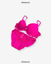 Victoria's Secret - Pushup Soft Padded Bra Panty Set - Plain Bra- 2021