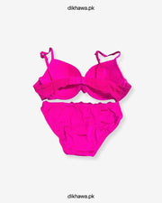 Victoria's Secret - Pushup Soft Padded Bra Panty Set - Plain Bra- 2021