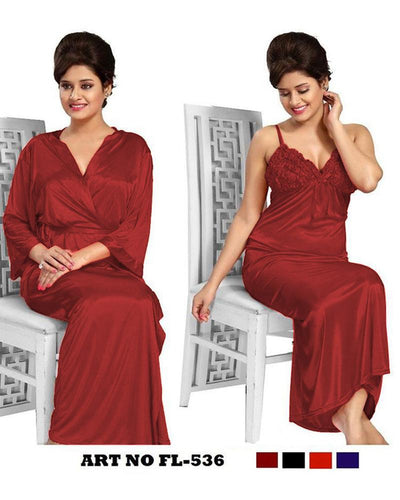 Golden Nighty - FL-536 - Flourish 2 Piece Nightwear