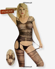 Hkmeair Khushi Print Sexy Net Bodystocking No 8009