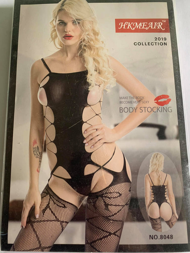 Hkmeair Khushi Print Sexy Net Bodystocking No 8048