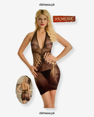Hkmeair Khushi Print Sexy Net Bodystocking No 8006