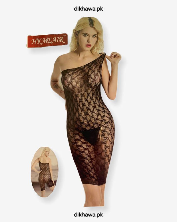 Hkmeair Khushi Print Sexy Net Bodystocking No 8081