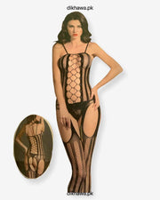 Hkmeair Khushi Print Sexy Net Bodystocking No ZW8845